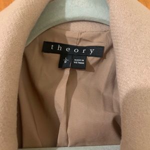 Theory Women’s Camel Wool Blend Coat